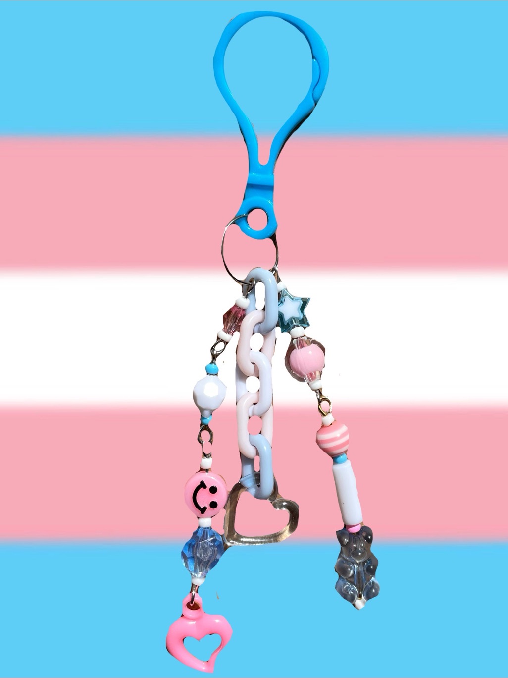 Trans Keychain
